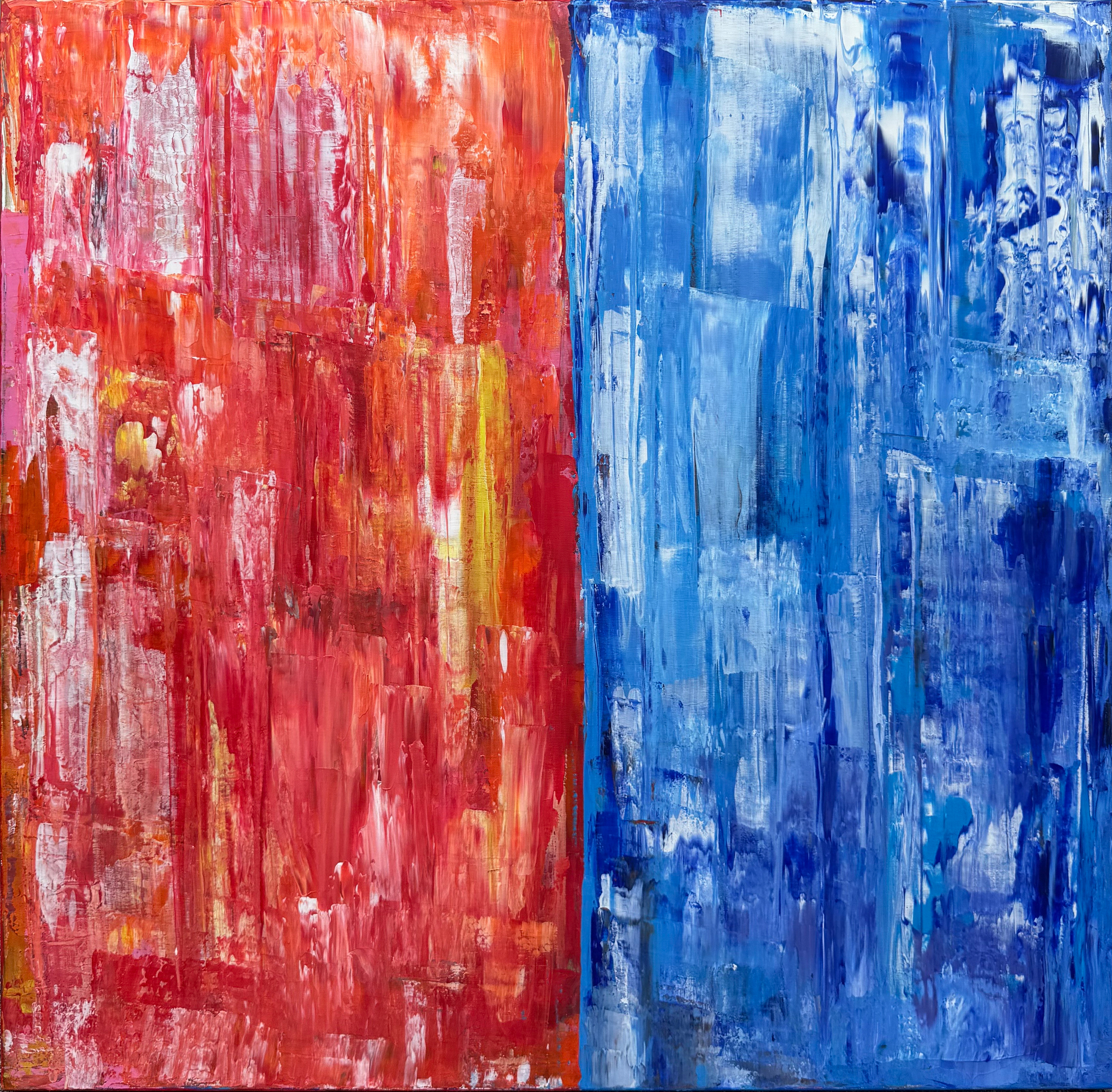 (SOLD) "equinox I" 100cm x 100cm, acrylic on canvas