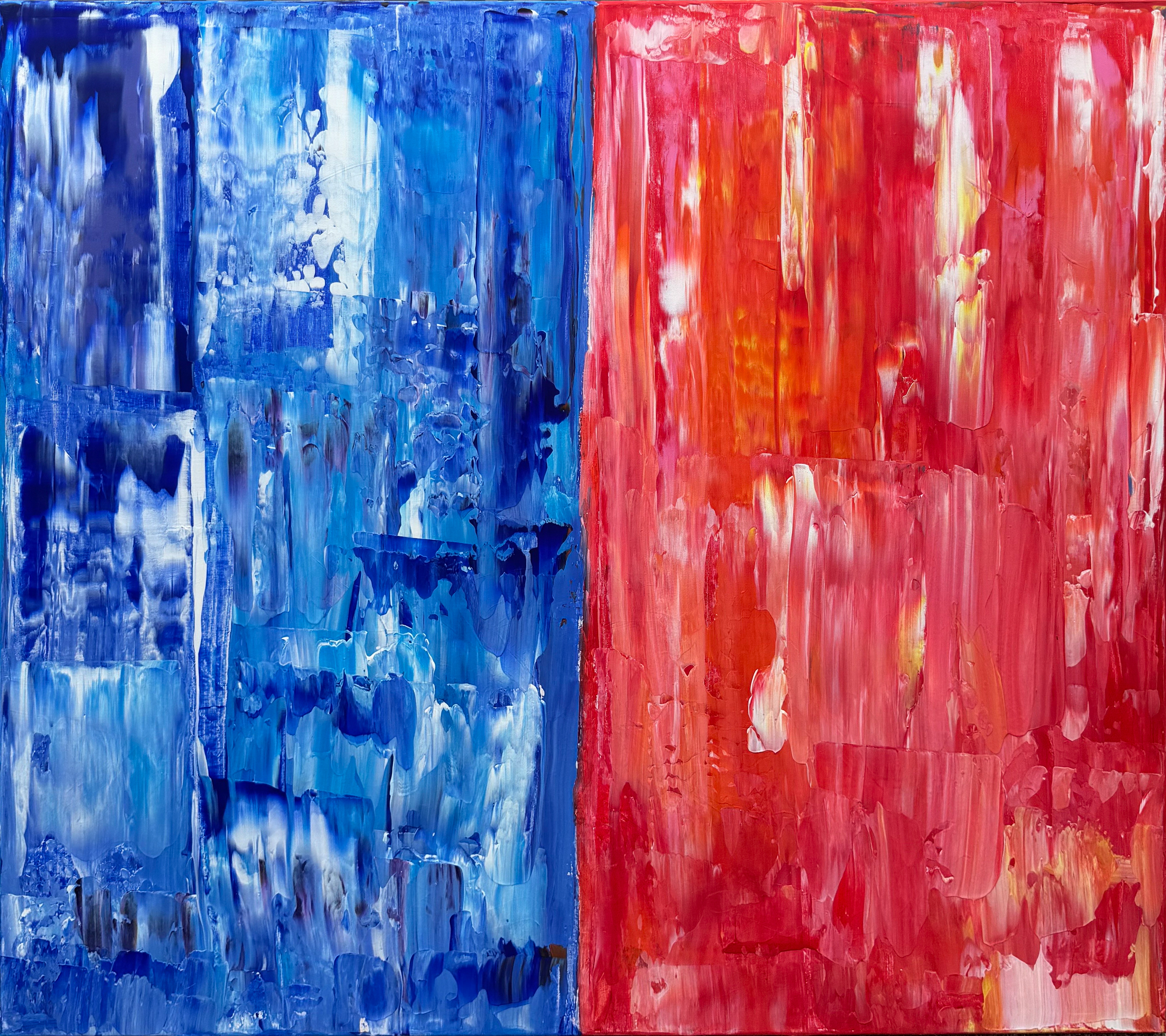 (SOLD) "equinox II" 100cm x 100cm, acrylic on canvas