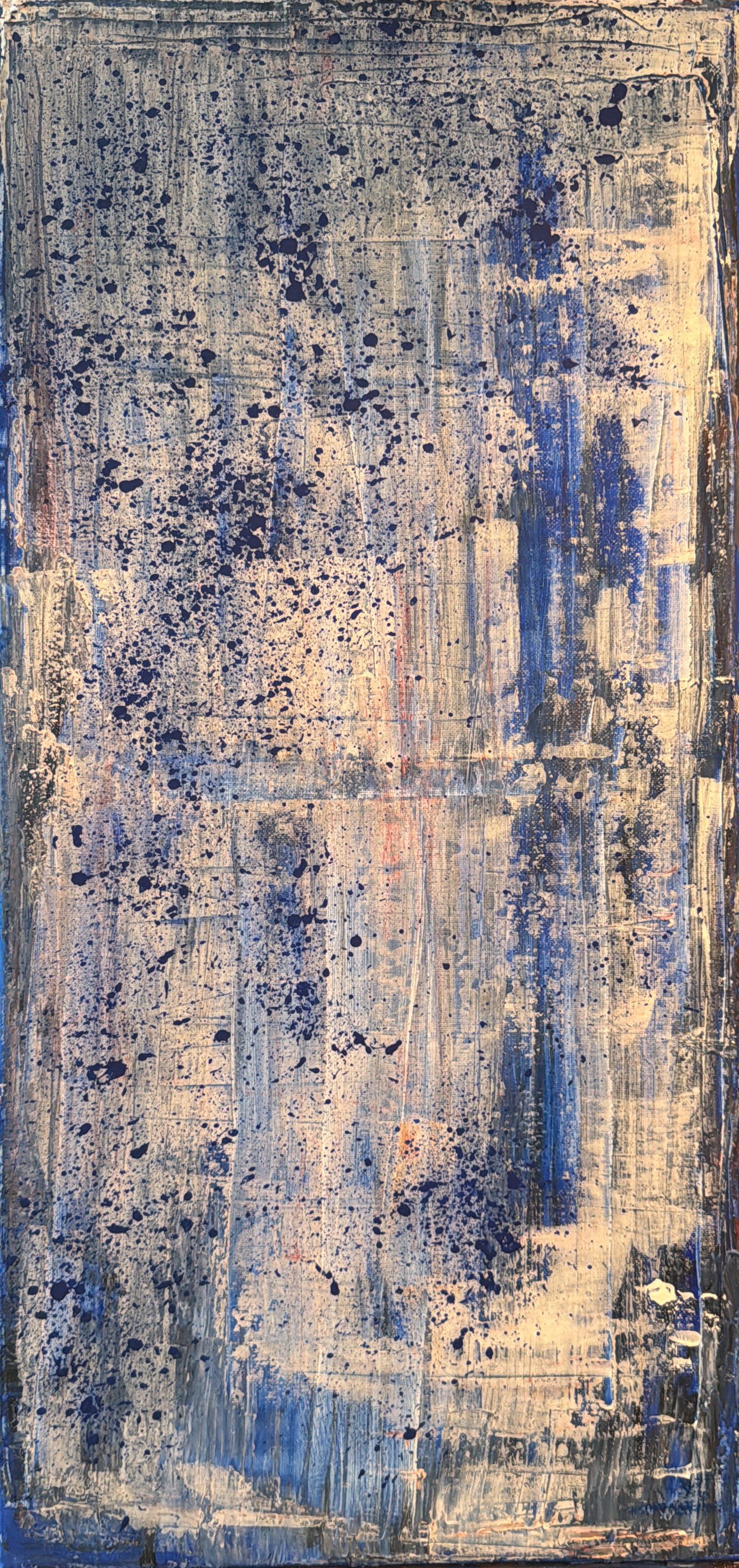 "snowfall" 30cm x 70cm, acrylic on canvas