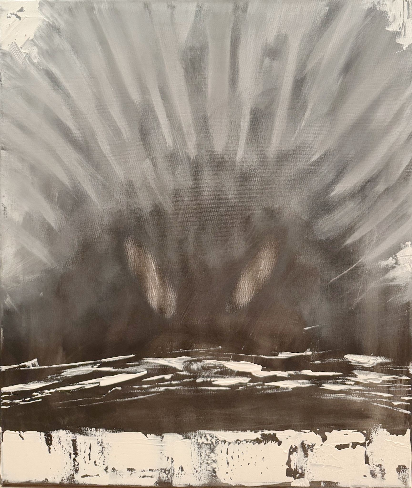 "abyss" 50cm x 60cm, acrylic on canvas