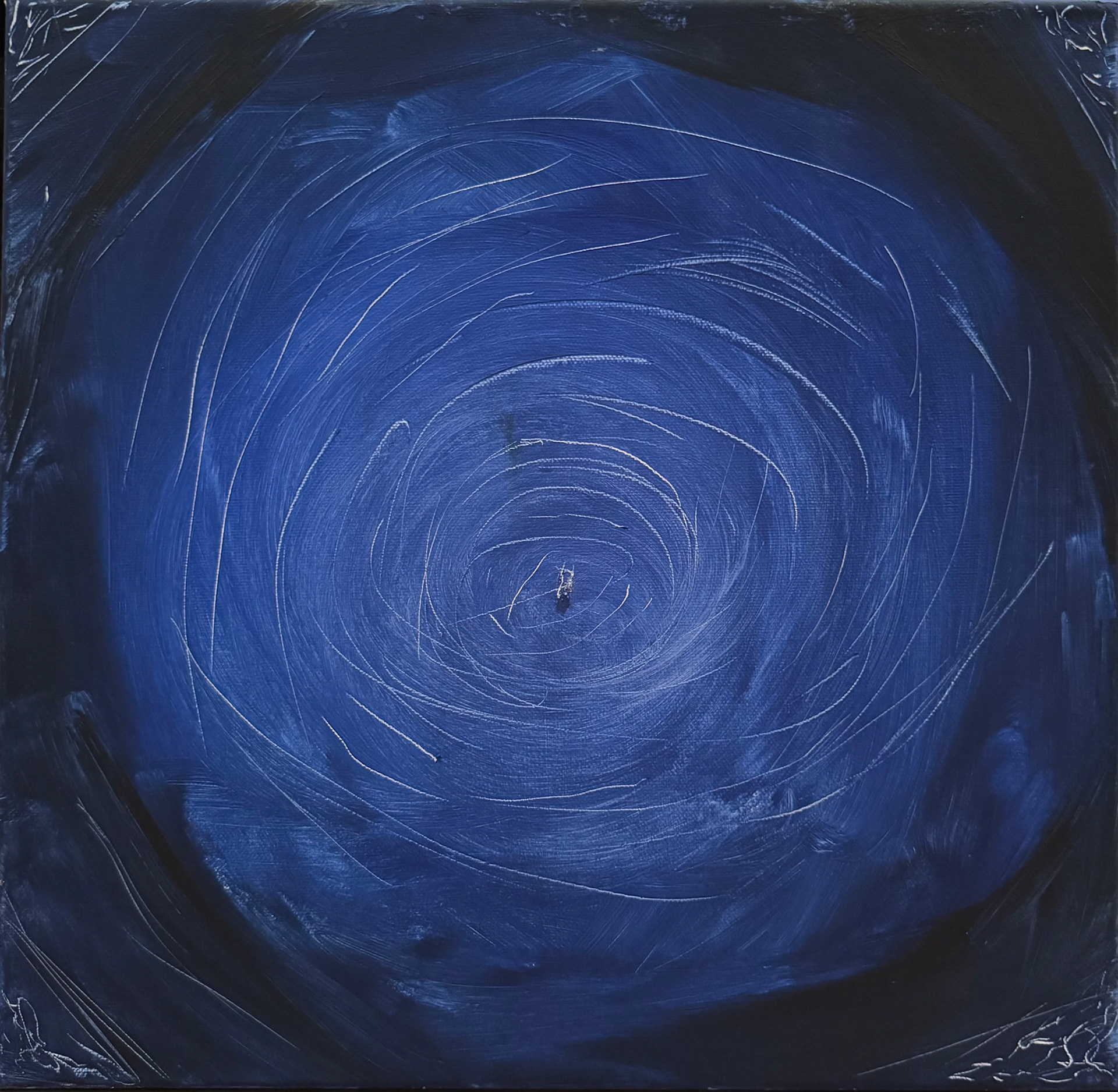 "bleu" 40cm x 40cm, acrylic on canvas