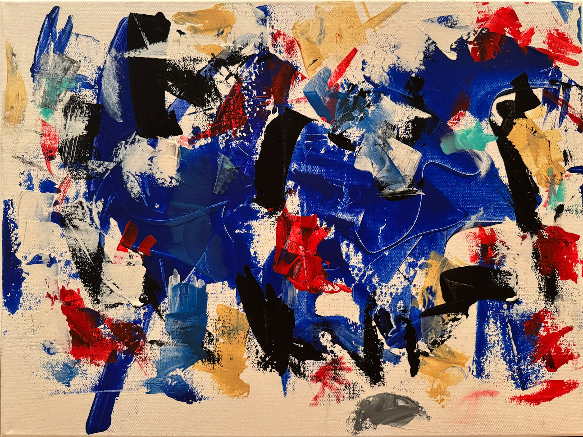 (SOLD) "no center" 50cm x 70cm, acrylic on canvas